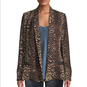 Paige Karissa Leopard-Print Blazer